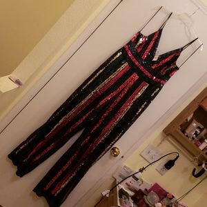 Express Pants - Sequin Jumpsuit Express Pants - Sequin Jumpsuit